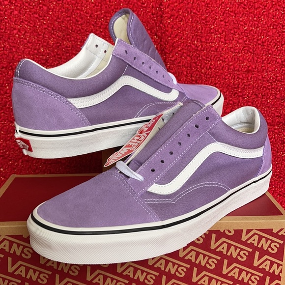 Vans Old Skool Chalk Violet/True White MENS - Picture 9 of 16
